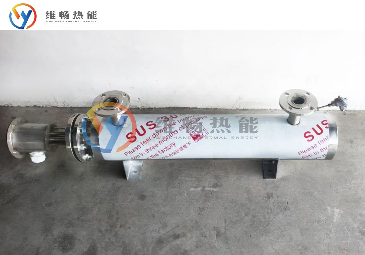 5kw100℃空气卧式加热器